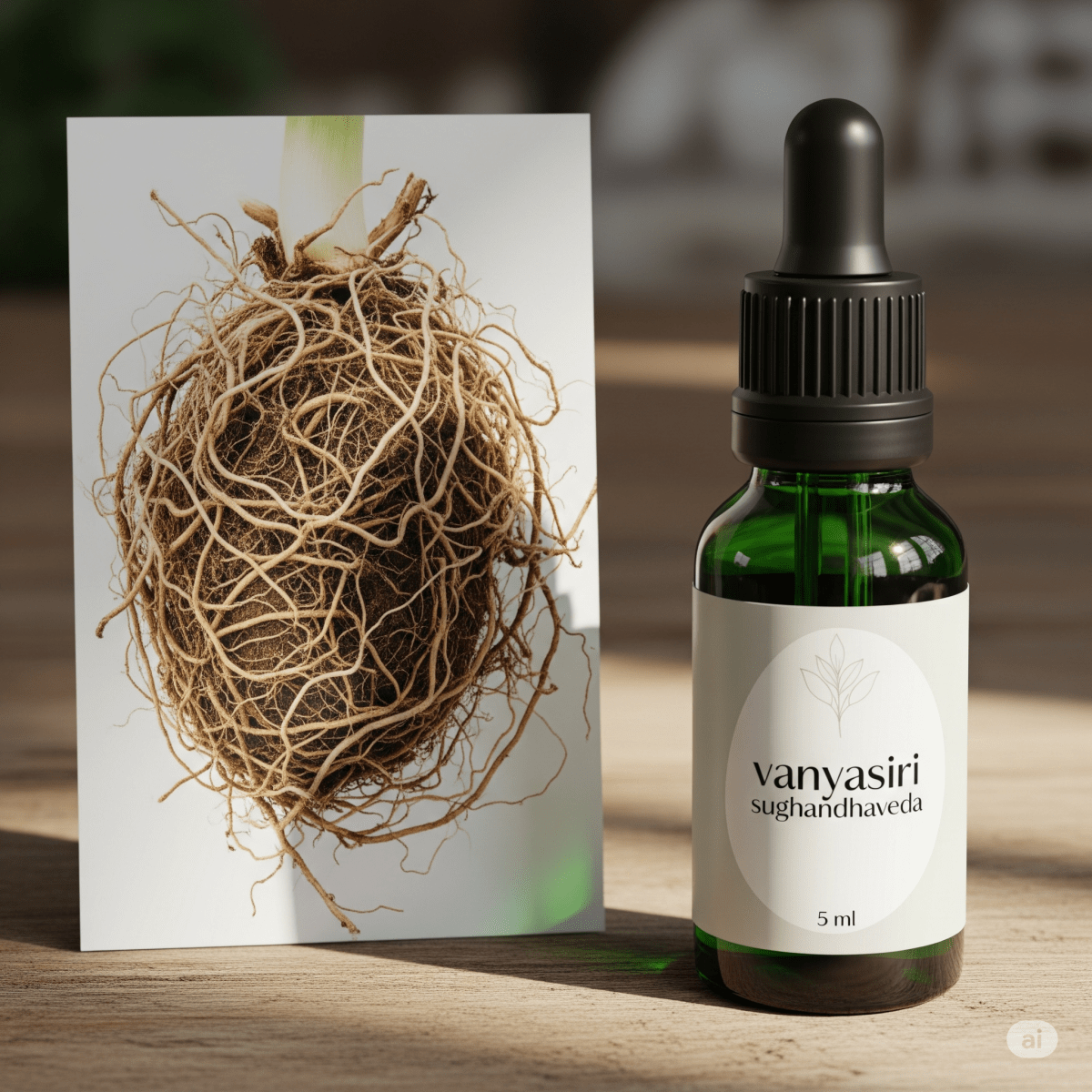 Vetiver Root Oil (Ushira Taila) 5 ML