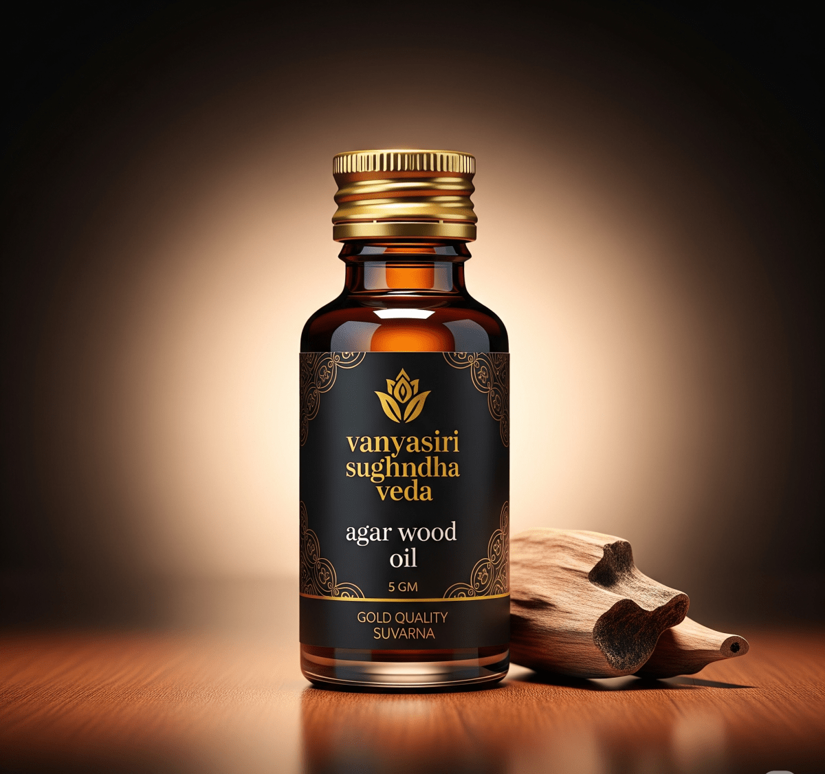 Agar Wood Oil (Gold/Suvarna) 5 GM